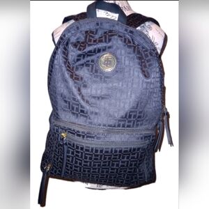NWOT Tommy Hilfiger Jaden Plus Monogram Backpack - Fits 14" Laptop!